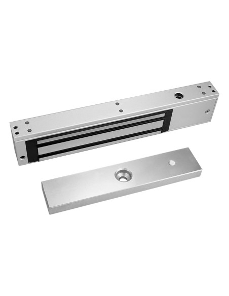 VENTOSA ELETROMAGNÉTICA - PARA PORTA SIMPLES - FORÇA DE RETENÇÃO 500 KG - MODO DE ABERTURA FAIL SAFE (NC) - MONTAGEM NA SUPERFÍC