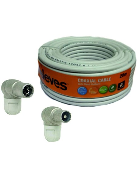 KIT ROLLO CABLE TELEVES DE 20MT 435501 +