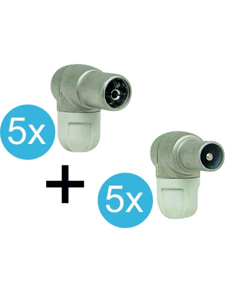 PACK CONECTORES ANTENA TV TELEVES 5UDS M