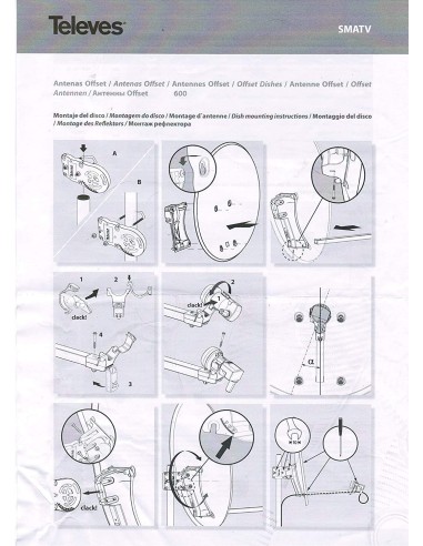 *Kit Antena PARABOLICA para Astra TELEVE