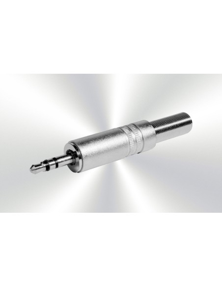 CONECTOR JACK 3,5 MACHO STEREO METAL EQ9045
