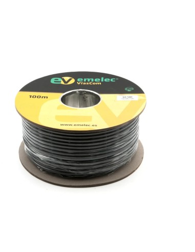 ROLLO 100MT CABLE MICROFONICO 1X2X0.35mm OFC C128