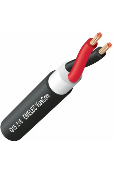 ROLLO 100 MT. MANGUERA ALTAVOZ FLEXIBLE 2X1,5mm EMELEC