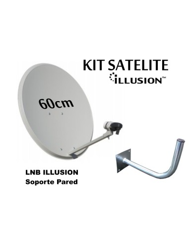 3QTY Kit Antena PARABOLICA 60cm Tecatel