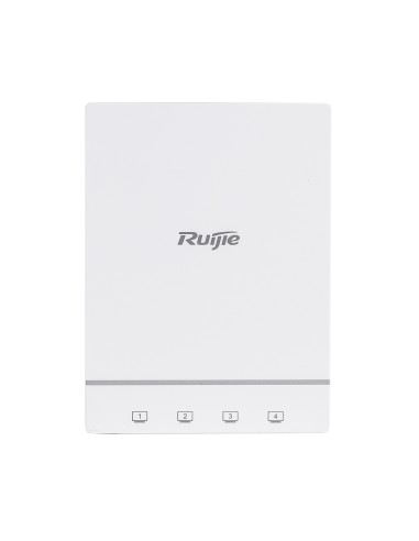 RUIJIE - AP DE PARED OMNIDIRECCIONAL WI-FI 6 - FRECUENCIA 2.4 Y 5 GHZ  - SOPORTA 802.11A/B/G/N/AC/AX - VELOCIDAD 574+1201MBPS -