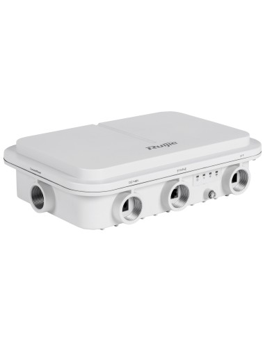 RUIJIE - AP SECTORIAL WI-FI 6 - APTO PARA EXTERIORES IP68 - SOPORTA 802.11A/B/G/N/AC/AX - VELOCIDAD TRANSMISIÓN HASTA 1775 MBPS