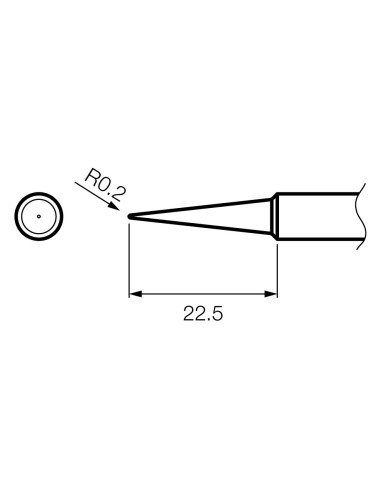 PUNTA SERIE T18 PARA SOLDADOR HAKKO HKFX