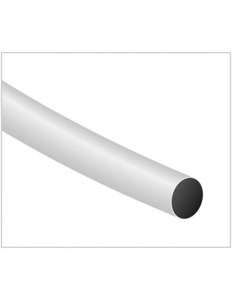 TIRA 1,22 MT TUBO TERMORETRACTIL BLANCO 2,4mm