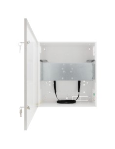 SAFETY BOX - DESIGNED FOR WALL INSTALLATION - VERTICAL FORMAT - 2 KEYS AND LOCKS  - WIRING ACCESS - FOR MONITOR, POE SWITCHES, 