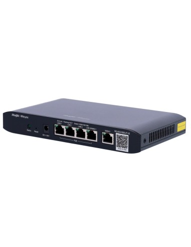 REYEE ROUTER CONTROLADOR CLOUD -  5 PUERTOS RJ45 10/100 /1000 MBPS - 4 PUERTOS POE+ 802.3AF/AT / MÁXIMO 54W - ADMITE HASTA 2 WAN