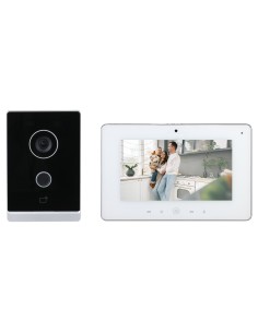 KIT DE VIDEOPORTERO - TECNOLOGIA IP Y POE - TCP/IP, WIFI Y SIP - INCLUYE PLACA Y MONITOR - MONTAJE EN SUPERFICIE - SOFTWARE SMAR