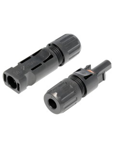 CONECTOR SOLAR MC4 M-H PARA PLACAS SOLARES 2.5, 4 Y 6mm 1000V
