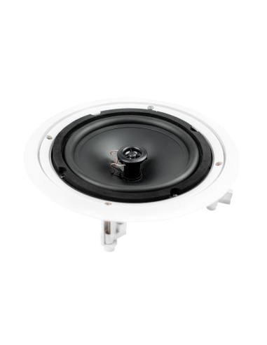 ALTAVOZ COAXIAL DE TECHO (5", 1,5/3/6 W, 100V, CARCASA DE PLÁSTICO), COLOR BLANCO. FOX FXCS-5136CX