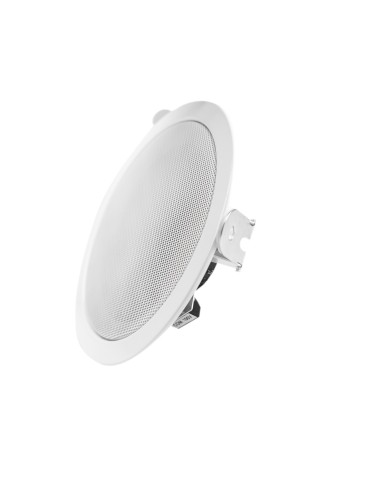 ALTAVOZ DE TECHO (5", 3 W, 100 V, METAL), COLOR BLANCO. FOX FXCSM53FR