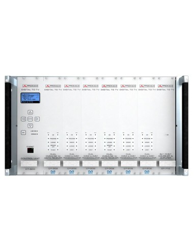 UNIDAD DE CONTROL Y FUENTE DE ALIMENTACIÓN REDUNDANTE RACK PROMAX DT-802