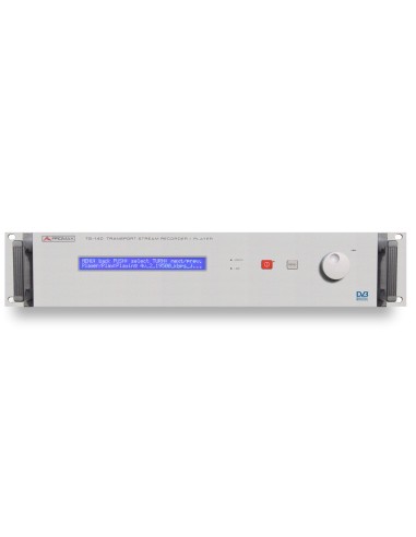 LECTOR, PROCESADOR Y REPRODUCTOR DE TRAMAS TS MPEG FORMATO RACK  PROMAX TG-140