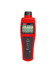 TACÓMETRO DIGITAL DE MANO - HASTA 99999 RPM - DISPLAY LCD RETROILUMINADO DE 100000 CUENTAS - VALORES MÁXIMOS, MÍNIMOS Y MEDIOS -