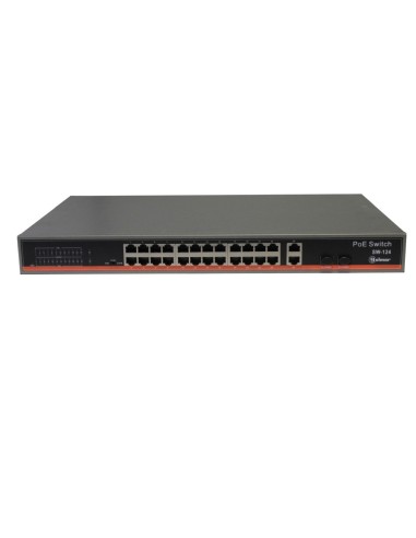 SWITCH SW-124 24POE+2UPLINK GIGA