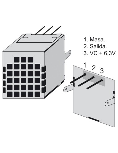 DIODO RECEPTOR DE INFRARROJOS PREAMPLIFICADO 40KHz