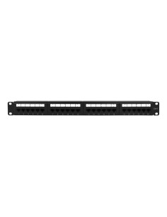 PANEL CONECTORIZADO PARA RACK 19'' 1U, CON HASTA 24 CONECTORES ''RJ45'' CAT 6 UTP HEMBRA TELEVES 533180