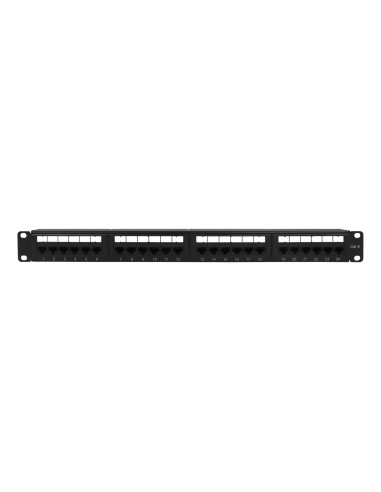 PANEL CONECTORIZADO PARA RACK 19'' 1U, CON HASTA 24 CONECTORES ''RJ45'' CAT 6 UTP HEMBRA TELEVES 533180