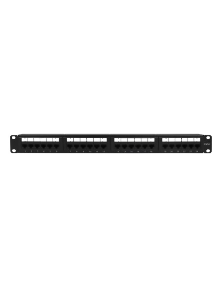 PANEL CONECTORIZADO PARA RACK 19'' 1U, CON HASTA 24 CONECTORES ''RJ45'' CAT 6 UTP HEMBRA TELEVES 533180