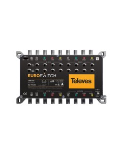 AMPLIFICADOR EUROSWITCH 9 ENTRADAS 27/31dB TELEVES 719609
