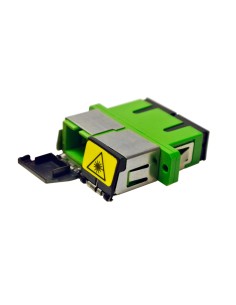 ADAPTADOR SC HEMBRA  SC HEMBRA DUPLEX MONOMODO, CON TAPA AUTOBLOCANTE TELEVES 233210