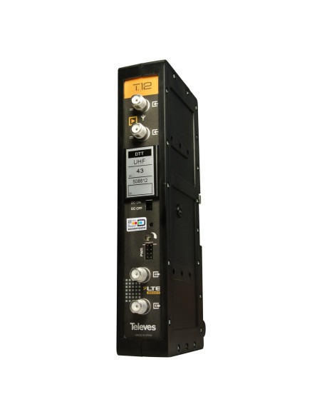 AMPLIFICADOR MONOCANAL/MULTICANAL T12 UHF (TDT): 470...862MHZ TELEVES 508612