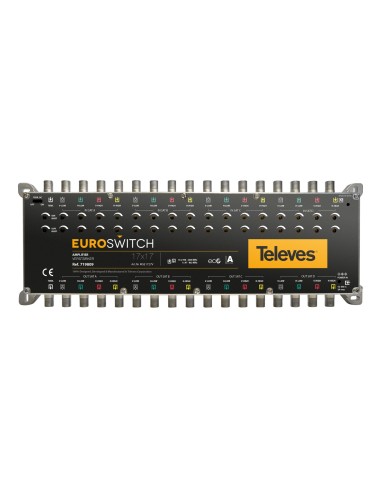 AMPLIFICADOR EUROSWITCH 17 ENTRADAS 27/31dB TELEVES 719809