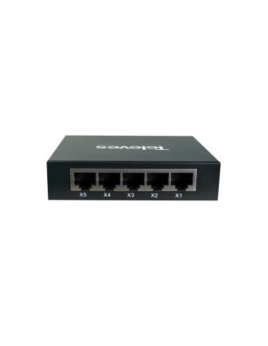 SWITCH ETHERNET LAYER 2 NO GESTIONABLE 5 PUERTOS, 10/100/1000MBPS TELEVES 768110