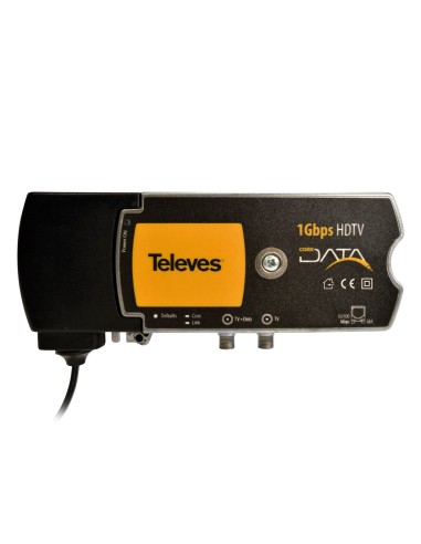 MODEM COAXDATA, CONVERSOR DE MEDIOS ETHERNET-COAXIAL TELEVES 769203