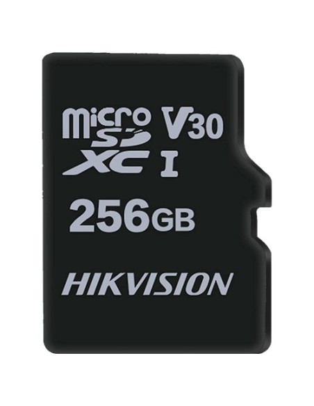 TARJETA DE MEMORIA HIKVISION - TECNOLOGIA TLC - CAPACIDAD 256 GB - CLASE 10 | VELOCIDAD ESCRITURA 85 MB/S - HASTA 3000 CICLOS D