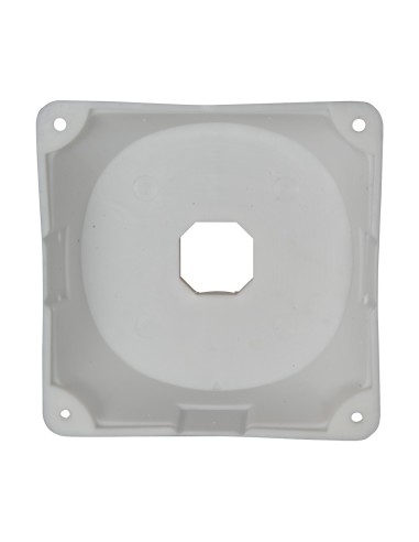 CAJA DE CONEXIONES  - PARA CÁMARAS DOMO - APTO PARA USO EXTERIOR - INSTALACIÓN EN TECHO O PARED - FABRICADO EN PLÁSTICO - COLOR