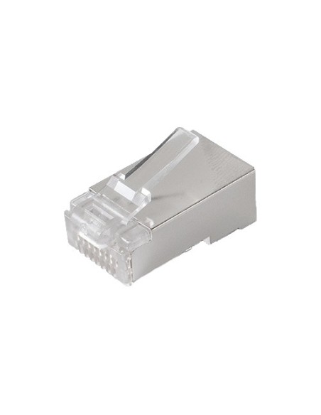 CONNECTEURS RJ45 TRAVERSANTS - POUR SERTIR - COMPATIBLE AVEC LE CÂBLE FTP CAT 5E - TYPE EZ - 50 UNITÉS -