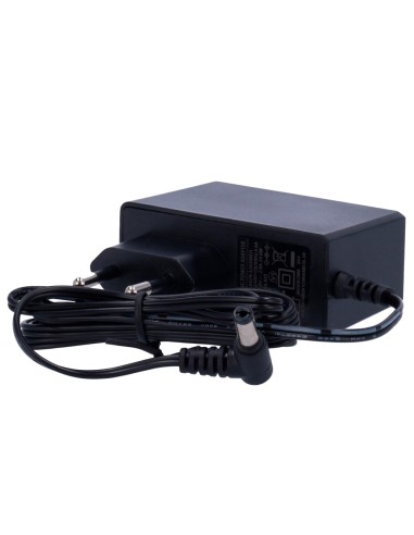 FUENTE DE ALIMENTACIÓN - SALIDA DC 12 V 2 A - 1 SALIDA ACODADO EN L - JACK ESTANDAR - ESTABILIZADO - LONGITUD DE CABLE 1.5M