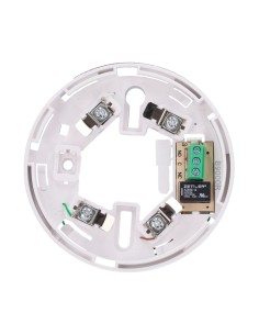 BASE DE PERFIL BAJO CON RELÉ - HASTA 12VDC 0.5A / TERMINAL NO/NC/C - COMPATIBLE CON DETECTORES V2 Y BASE ALTA - NECESARIA PARA I 2