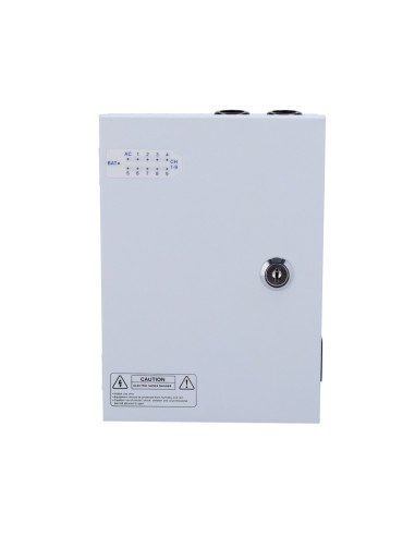 CAJA DE DISTRIBUCIÓN DE ALIMENTACIÓN  - 1 ENTRADA AC 180-246 V 50-60HZ - 9 SALIDAS POR PAR DE COBRE - PROTECCIÓN POR FUSIBLE REA