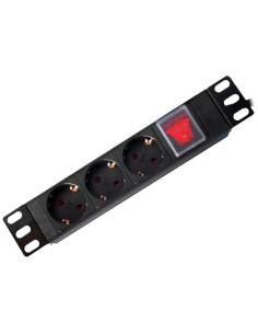POWER STRIP - DESIGNED FOR STANDARDIZED RACKS OF 10" - RACKABLE FORMAT 1U - 3 OUTPUTS UP TO 250VAC / 16 A MAX. - ON/OFF SWITCH  2