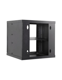 ARMARIO RACK PARA PARED - HASTA 6U RACK DE 10&QUOT; - HASTA 15 KG DE CARGA - CON PASACABLES - BANDEJA INCLUIDA - PROFUNDIDAD 300 2