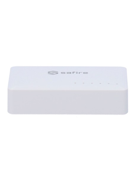 SAFIRE - SWITCH DE SOBREMESA - 5 PUERTOS GIGABIT - VELOCIDAD 10/100/1000 MBPS - PLUG &AMP; PLAY - TECNOLOGÍA DE AHORRO DE ENERGÍ