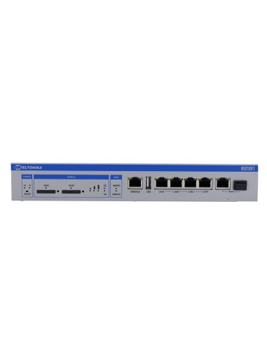 TELTONIKA ROUTER 4G INDUSTRIAL - DUAL SIM 4G CAT 6 - WI-FI 5 - 4 PUERTOS ETHERNET RJ45 GIGABIT - PUERTO SFP GIGABIT - ENRACKABLE