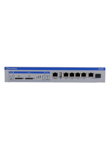 TELTONIKA ROUTER 4G INDUSTRIAL - DUAL SIM 4G CAT 6 - WI-FI 5 - 4 PUERTOS ETHERNET RJ45 GIGABIT - PUERTO SFP GIGABIT - ENRACKABLE
