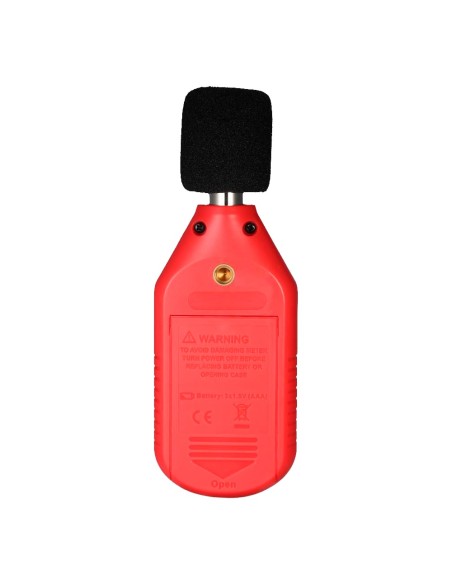 MEDIDOR DE NIVEL DE SONIDO - CAPTA RUIDO HASTA 130 DB CON RÁPIDA RESPUESTA - DISPLAY LCD RETROILUMINADO - CONECTIVIDAD POR BLUET