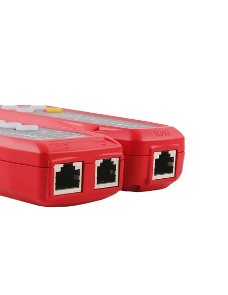 TESTER DE CABLES - COMPROBACIÓN DE ESTADO CABLES RJ45/RJ11 - APAGADO AUTOMÁTICO - MODO NVC - CAPACIDAD ANTIINTERFERENCIAS