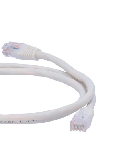 CABLE UTP SAFIRE - CATEGORÍA 6 - CONDUCTOR OFC, PUREZA 99.9% COBRE - ETHERNET - CONECTORES RJ45 - 1 M