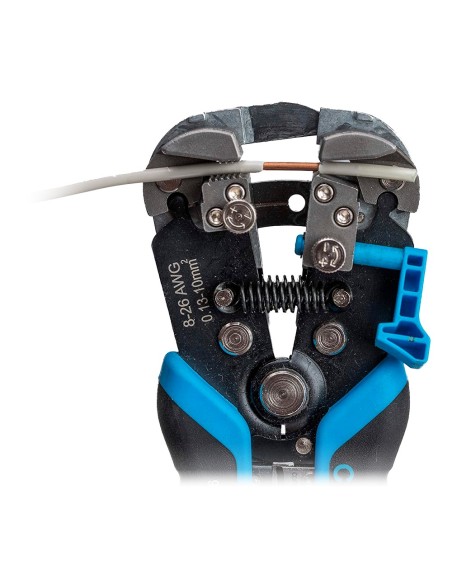 HERRAMIENTA CRIMPADORA PELACABLES  - PARA 8 AWG-26 AWG - CRIMPAR TERMINALES DE 22 AWG-10 AWG - FÁCIL DE USAR - PRECIO ECONÓMICO