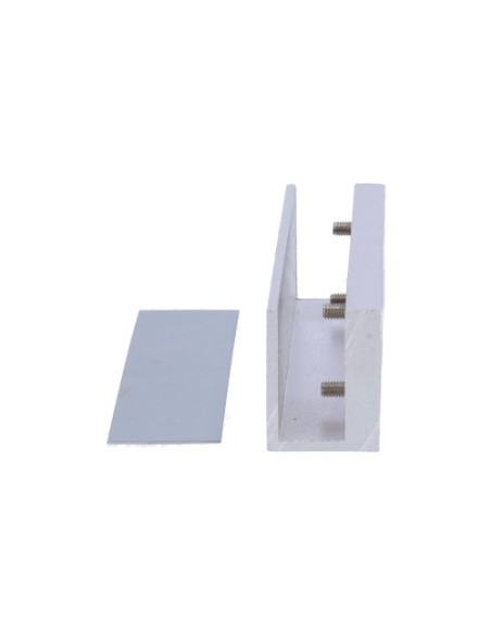 PERFIL EN U PARA VENTOSAS - COMPATIBLE CON YF-180XX - APERTURA TANTO EXTERIOR COMO INTERIOR - PARA PUERTAS DE CRISTAL SIN MARCO