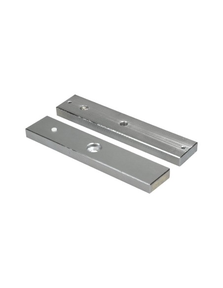 VENTOSA ELECTROMAGNÉTICA - PARA PUERTA DOBLE - FUERZA DE RETENCIÓN 280 KG POR VENTOSA - MODO DE APERTURA FAIL SAFE (NC) - MONTAJ