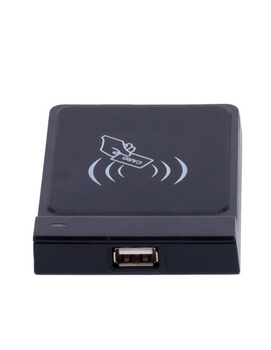 LECTOR DE TARJETAS USB - TARJETAS EM - INDICADOR LED - PLUG &AMP; PLAY - LECTURA FIABLE Y SEGURA - COMPATIBLE CON SOFTWARES ZKTE